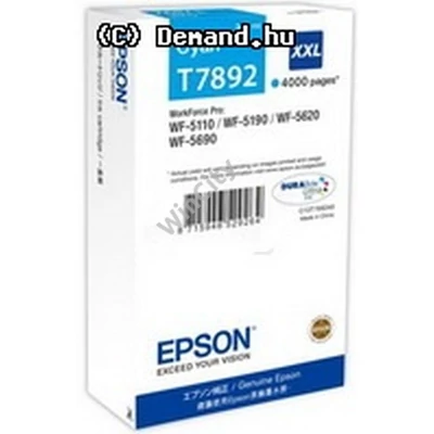 Patron Epson C13T789240 Cyan XXL WF-5000