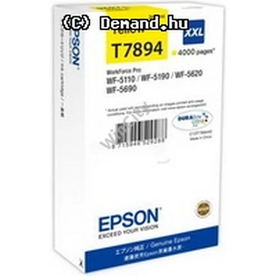 Patron Epson C13T789440 Yellow XXL WF-5000