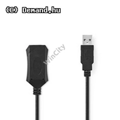 Kab USB A-A Hosszabbító Aktív 5m Nedis CCGP60EXTBK50
