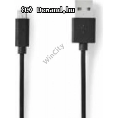 Kab USB A M- microB M 2m Nedis Black CCGL60500BK20