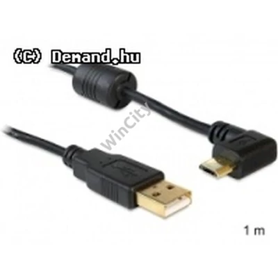 Kab USB A-microB 1m Delock 83147 (Forgatott)