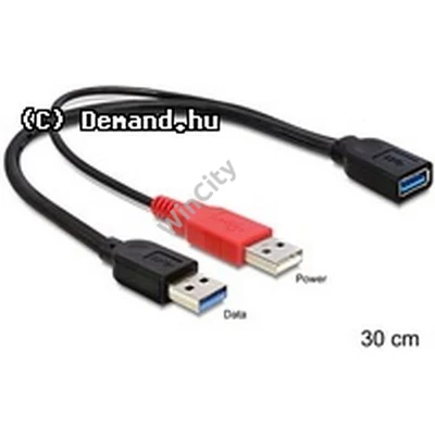 Kab USB3.0 A F - USB3.0 A M + USB A M 'Y' Delock 83176