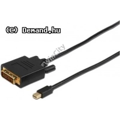 Kab Mon DP mini M - DVI 24p M 2m MicroConnect Black MDPDVI2B