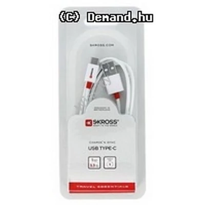 Kab USB3.1 C M- 2.0 A M 1m White Skross 72660