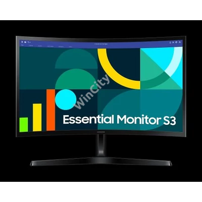 SAMSUNG 24" LS24D366GAUXEN FHD VA 16:9 4ms ívelt monitor