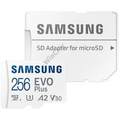 SAMSUNG SD kártya 256GB, EVO PLUS, Blue Wave, 160MB/s