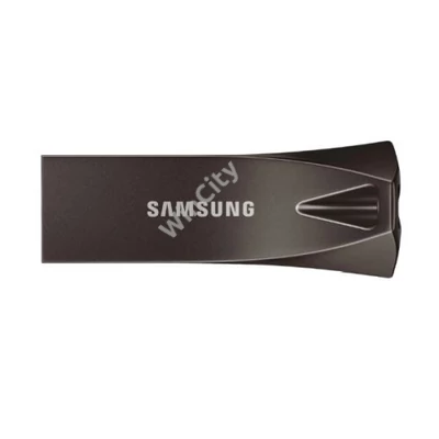 SAMSUNG Pendrive 128GB, Bar PLUS, Titán Szürke