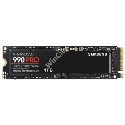 SAMSUNG SSD Belső, 1TB, 990 PRO, PCIe 4.0, NVMe 2.0, 600 TBW