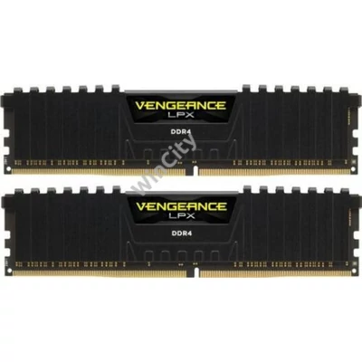 MEM-16GB/3200 DDR4 Corsair Vengeance LPX CMK16GX4M2B3200C16 Black KIT2