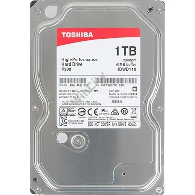 HDD3- 1TB Toshiba P300 7200 64MB SATA3 HDD Desktop Storage HDWD110UZSVA