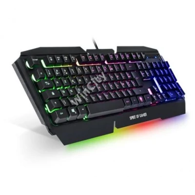 KEY-Spirit of Gamer PRO-K5 Világító Gamer Magyar USB billentyűzet