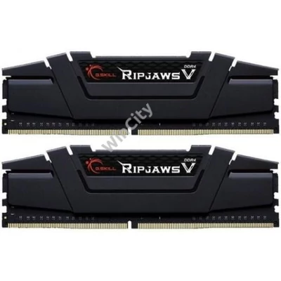 MEM-32GB/3200 DDR4 G.Skill RipJaws V F4-3200C16D-32GVK Fekete KIT2