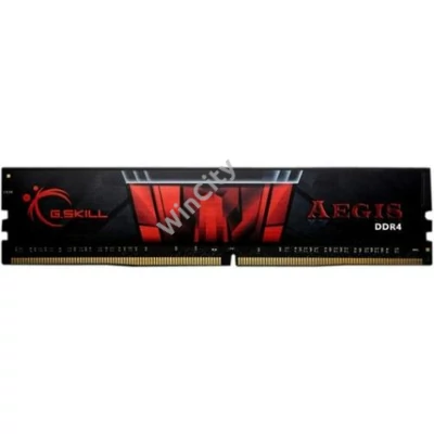 MEM-8GB/3000 DDR4 G.Skill Aegis F4-3000C16S-8GISB Fekete