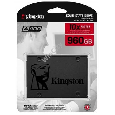 SSD- 960GB Kingston A400 SATA3 2,5" SSD SA400S37/960G