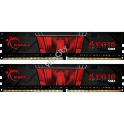 MEM-32GB/3200 DDR4 G.Skill Aegis F4-3200C16D-32GIS Fekete KIT2