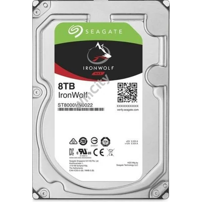 HDD3- 8TB Seagate 7200 256MB SATA3 HDD NAS Ironwolf ST8000VN004