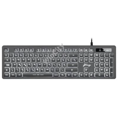 KEY-gWings 470kb USB fekete billentyűzet