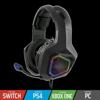 HKM-Spirit of Gamer ELITE-H50 fekete RGB Headset