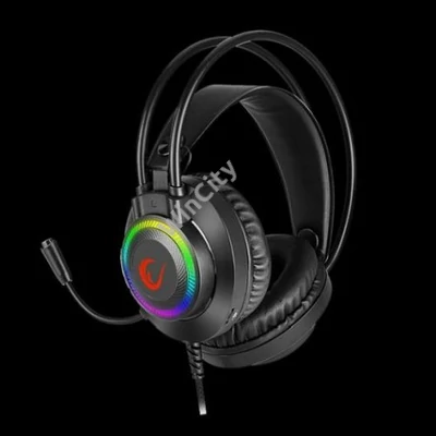 HKM-Rampage RM-K27 X-JAMMER fekete 7.1 RGB headset