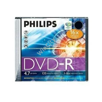 CI-Philips DVD-R47 16x Slim tokos lemez