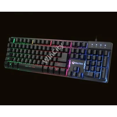 KEY-Meetion MT-K9300 RGB USB fekete billentyűzet