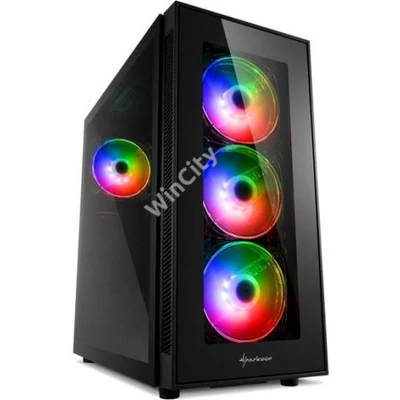 HZS-Sharkoon TG5 PRO RGB Táp nélküli ablakos