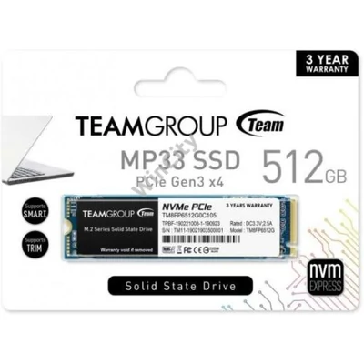 SSD- 512 GB Team Group MP33 M.2 SSD TM8FP6512G0C101