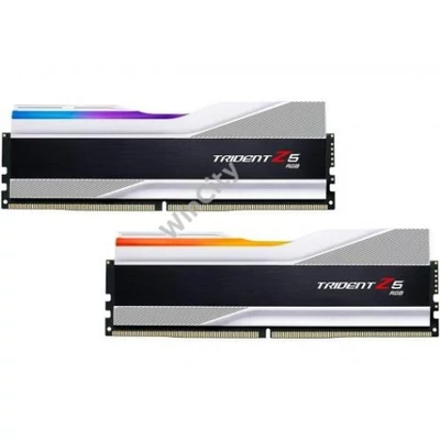 MEM-32GB/6400 DDR5 G.Skill Trident Z5 RGB F5-6400J3239G16GX2-TZ5RS ezüst KIT2