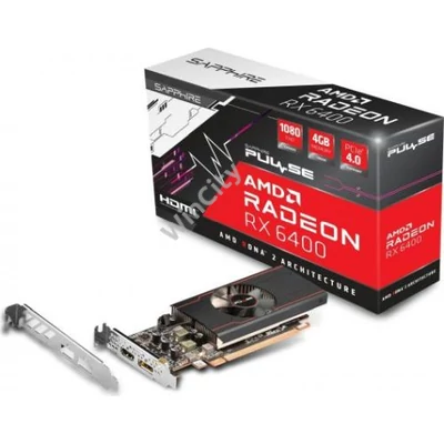 VGA-Sapphire RX 6400 Pulse 4GB GDDR6 11315-01-20G