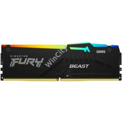 MEM-16GB/5200 DDR5 KINGSTON Fury Beast KF552C40BBA-16 RGB