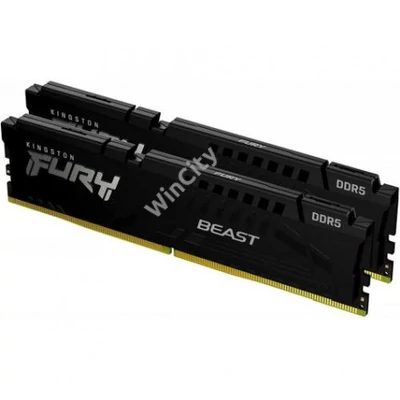 MEM-16GB/5200 DDR5 KINGSTON Beast KF552C40BBK2-16 Black KIT2