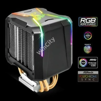 COS-Spirit of Gamer CPU AIRCOOLER PRO ARGB Univerzális CPU hűtő