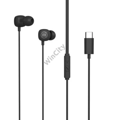 HKM-Maxell square+ headset - Type-c - 120 cm - fekete