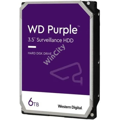 HDD3- 6TB WD 5400 256MB SATA3 HDD Purple WD64PURZ