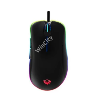 MOU-Meetion MT-GM19 fekete RGB Gamer USB egér