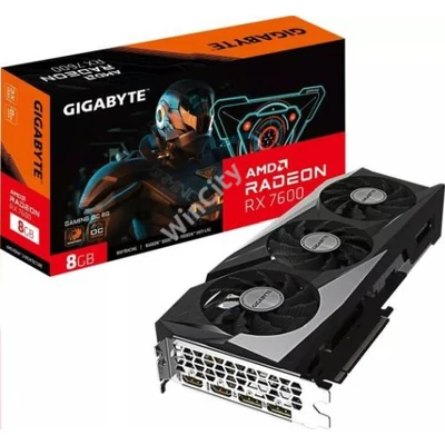 VGA-Gigabyte RX 7600 Gaming OC 8GB GDDR6 GV-R76GAMING OC-8GD 1.0