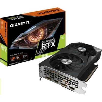 VGA-Gigabyte RTX 3060 GAMING OC 8GB GDDR6 GV-N3060GAMING OC-8GD 2.0