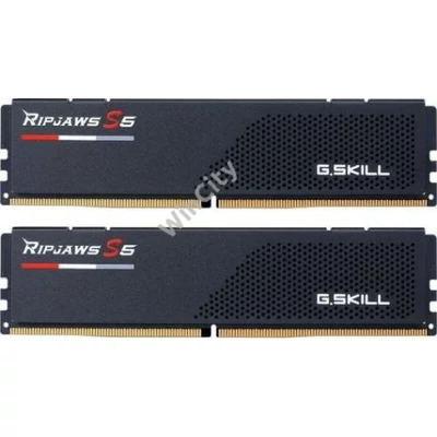 MEM-32GB/6400 DDR5 G.Skill Ripjaws S5 F5-6400J3239G16GX2-RS5K Fekete KIT2