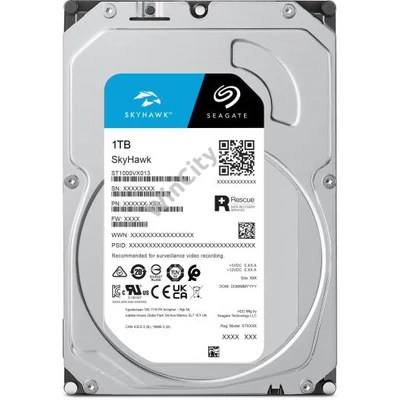 HDD3- 1TB Seagate 5900 256MB SATA3 HDD SkyHawk Surveillance ST1000VX013