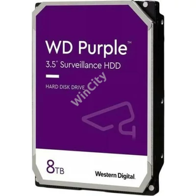 HDD3- 8TB WD 5400 256MB SATA3 HDD Purple WD85PURZ