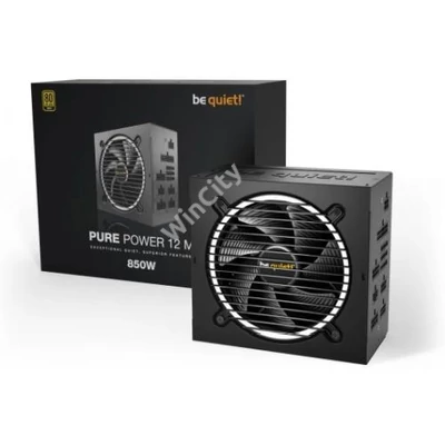 TE-Be Quiet! 850W Pure Power 12 M 12cm Moduláris tápegység