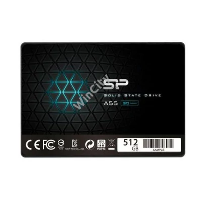 SSD- 256GB Silicon Power  A55 SATA3 2,5" SSD SP256GBSS3A55S25