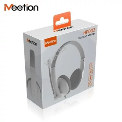 HKM-Meetion Headset MT-HP003 fehér jack