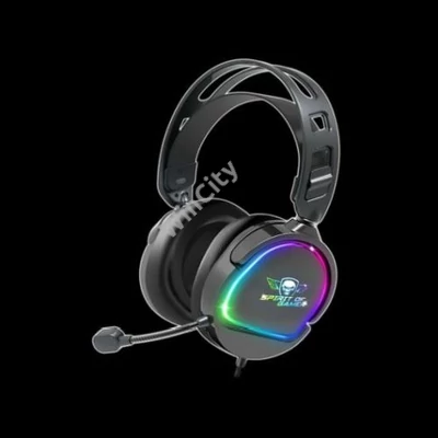 HKM-Spirit of Gamer PRO-H6 RGB MultiPlatform fekete Headset