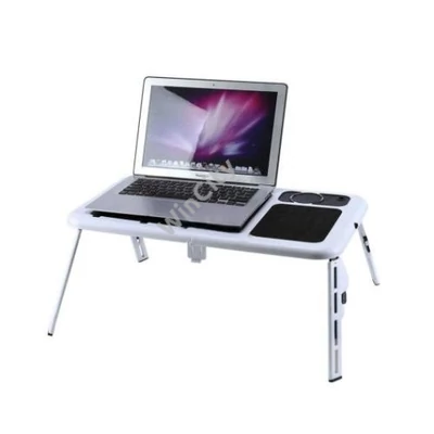 CO-Delight Laptopasztal beépített ventilátorral, pohártartóval
