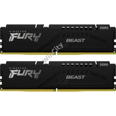 MEM-32GB/6400 DDR5 KINGSTON Fury Beast KF564C32BBEK2-32 Black KIT2