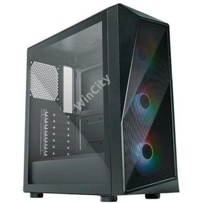 HZC-Cooler Master CMP 520 fekete ablakos ARGB ház