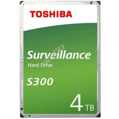 HDD3- 4TB Toshiba S300 5400 128MB SATA3 HDD Surveillance HDWT840UZSVA