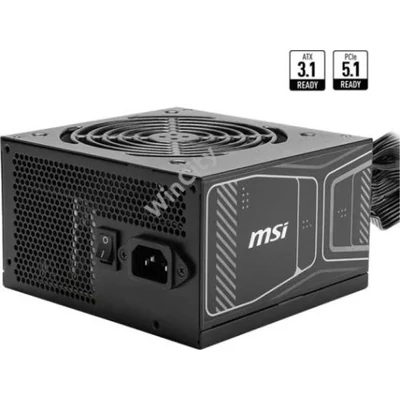 TE-MSI 750W MPG A750GN 12cm ATX 3.1 tápegység