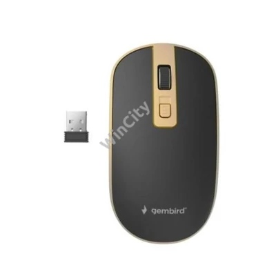 MOU-Gembird MUSW-4B-06-BG fekete wireless USB egér